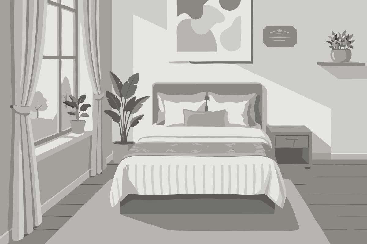 Single Bed in Male Dormitory Room with Shared Bathroom